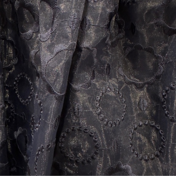 AMERICAN PRINCESS GIRL NAVY EMBROIDERED DRESS - Picture 4 of 7